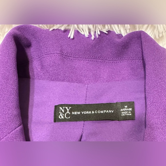 New York & Company Purple Blazer and Pant Set - Picture 10 of 11